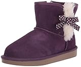 Koolaburra by UGG Girls K Victoria Mini DOTS Fashion Boot, Shadow Purple, 1 Little Kid