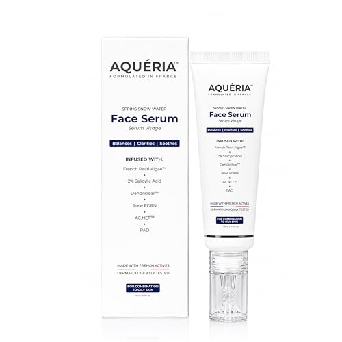 Aqueria Brightening Multi Active French Serum for Glowing Skin | 3% Niacinamide, 2% Alpha Arbutin | Fades Dark Spots, Targets Pigmentation & Dryness | Reduces Dullness to Make Skin More Even-Toned | Daily Use Serum | For All Skin Types | Infused with French Waters & French Actives | Dermatologist Tested | Lightweight, Non-Comedogenic | 15ml