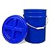 ePackageSupply Premium 5 Gallon Food Grade Plastic Pail with Gamma Seal Lid | Made in USA | BPA-Free | Heavy-Duty 90 Mil | Airtight Stackable Container, 1 Count