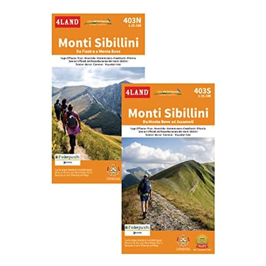 Monti Sibillini 1:25.000