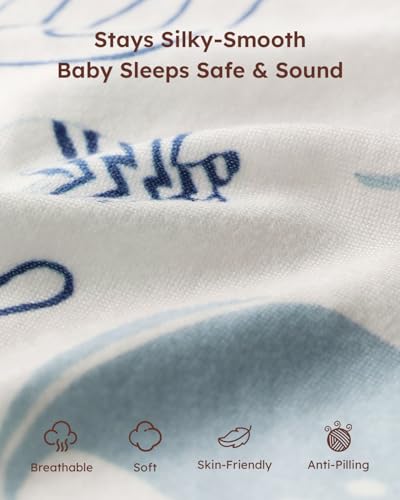 Yoofoss Baby Pack and Play Sheets 2 Pack for Boys and Girls - 38x26 Mini Crib Sheets Fitted Neutral Compatible with Graco Pack n Play Mattress,Ultra Soft Breathable Microfiber Underwater World