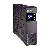 Eaton Onduleur Ellipse Pro 1200 FR - Line Interactive UPS - Puissance 1200VA (8 Prises FR) - Régulation Tension (AVR) - UPS avec Afficheur et Interface USB (Cable USB Inclus) - Noir (ELP1200FR)