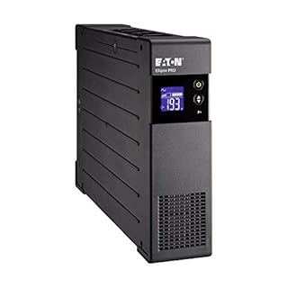 Eaton Onduleur Ellipse Pro 1200 FR - Line Interactive UPS - Puissance 1200VA (8 Prises FR) - Régulation Tension (AVR) - UPS avec Afficheur et Interface USB (Cable USB Inclus) - Noir (ELP1200FR)
