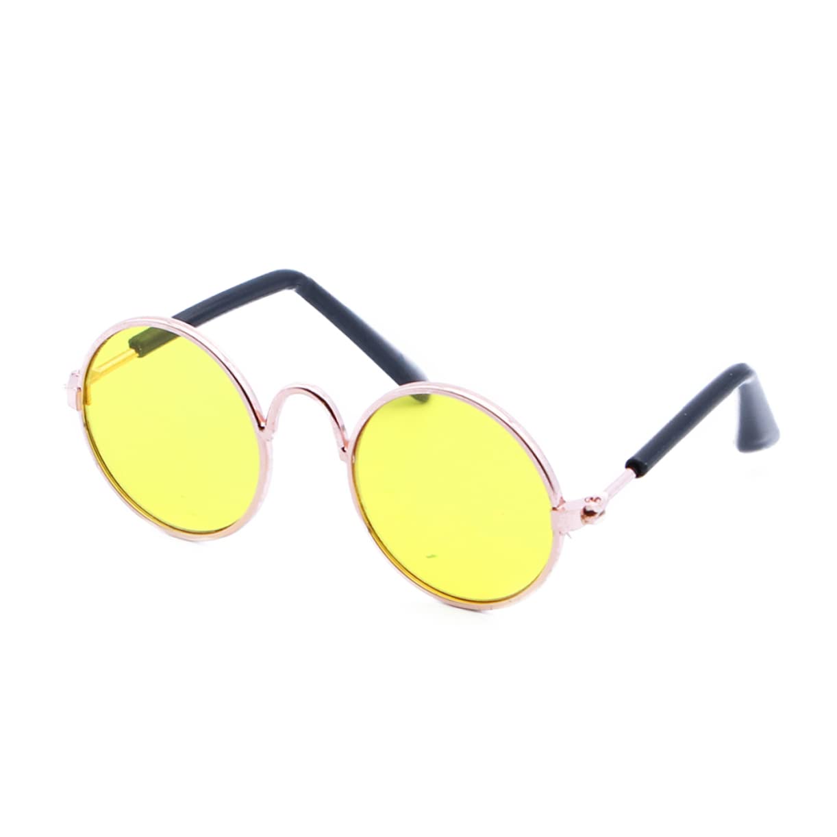 COSMEVIVI Fashion Cool Dog Cat Sunglasses Small Breed Metal Frame Uv Protection Stylish