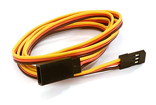 Rallonge servo RX-JR Type Extension 750mm 22AWG Servo Wire RC Model Integy
