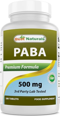 Best Naturals PABA 500 mg 180 Tablets
