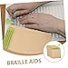 HIAKDOFT 1 Set Blind Writing Board Kit with Stylus Line Tactile Paper Set for Visually Impaired Convenient Learning Tool for Adults Includes Practice Papers