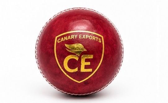 Premium Leather Cricket Ball Red 156g | Water Resistant | Hand Stitched | Match & Practice Cricket Balls for Tournament Training and Club Games-picture-14