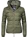 Produktbild MARIKOO Damen Winterjacke Steppjacke Sole Forest Green Gr. XL