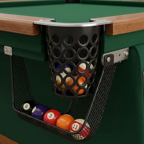 Filet de billard de rechange en maille renforcée pour une finition de table soignée
