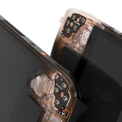 eXtremeRate Face Clicky Kit for Steam Deck OLED Handheld Console, Custom Dpad View A B X Y Menu Keys Face Buttons Mouse Clicky Kit for Steam Deck OLED Console - Without Console