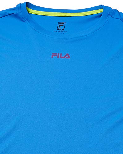 Camiseta manga longa Sunprotect, Fila, Masculino, Azul Safira, 2GG