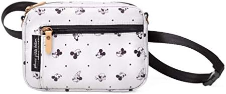 Petunia Pickle Bottom Adventurer Belt Bag for Women | Adventurer Belt Bag in Mickey Mouse | Wristlet, Crossbody Strap, Waist Belt Bag, Purse, Wallet | Versatile, Fashionable, Beige