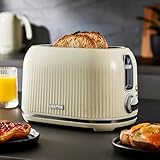 Geepas 2 Slice Bread Toaster & 1.7L Cordless Electric Kettle Combo Set – 1750W Toastie Machine with 7 Browning Control - 3000W Kettle with Auto Shut Off & Boil Dry Protection, Cream - Image 3