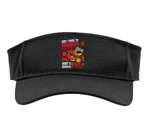 Image of What A Wonderful Weld Welding Sport Sun Visor, Adult, One Size, Black