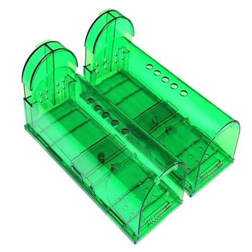 Wrtysully Trampa Transparente para Ratones, AtrapasueñOs, Jaula Reutilizable para Animales PequeñOs