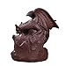 Incense Burner, Aromatherapy Incense Cones Burner Incense Stick Holder Porcelain Ceramic Backflow Incense Burner with 10 Free Cones Home Decoration Handicraft Gift Backflow Incense Holder Fly Dragon