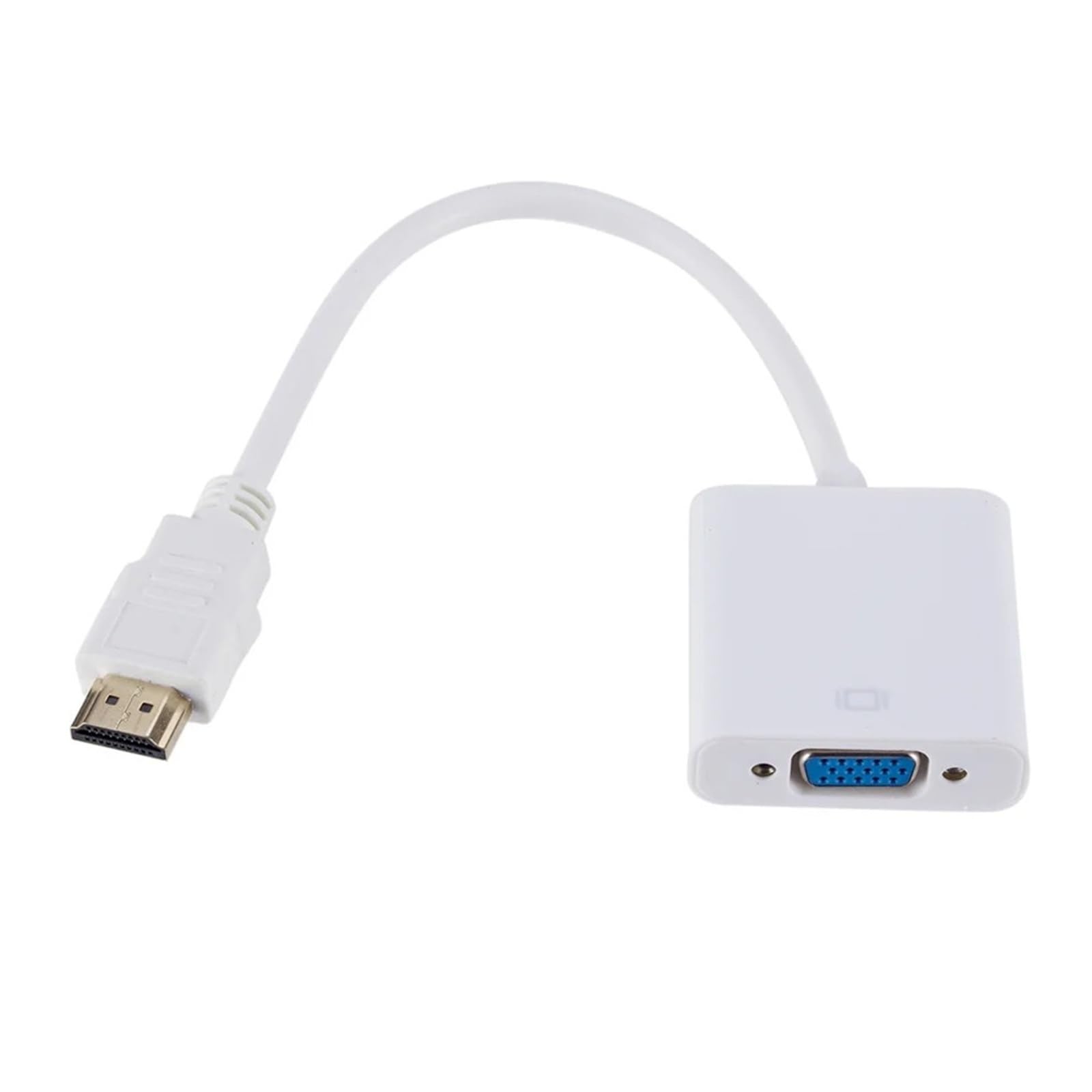 1080P HDMI do VGA adapter męski na żeński konwerter do komputera przenośnego (czarny)