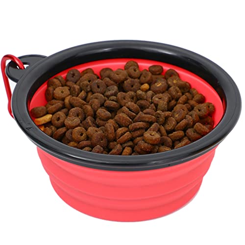 Collapsible Dog Bowls - Dishwasher Safe Food Grade Silicone Portable Pet Bowls #TOP3