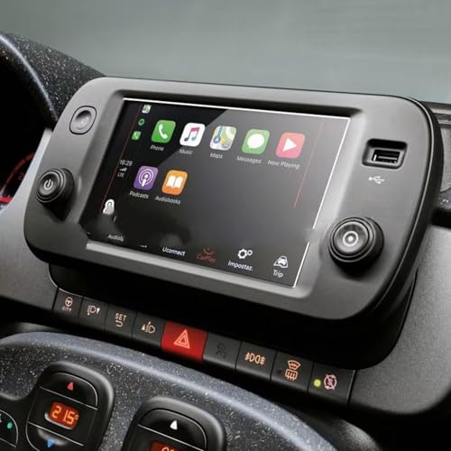 Film Fiat Panda 2021 7" en verre trempé anti-rayures pour écran de navigation GPS
