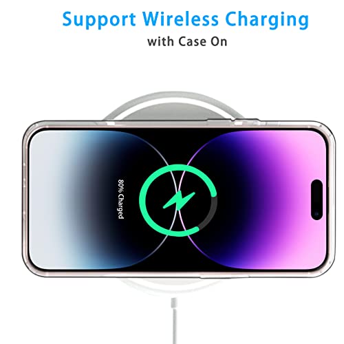 Jjgoo Compatible With Iphone 14 Pro Case, Clear Soft Shockproof Protective Slim Thin Bumper Cover Transparent Phone Case For Iphone 14 Pro - 6.1 Inch #TOP6