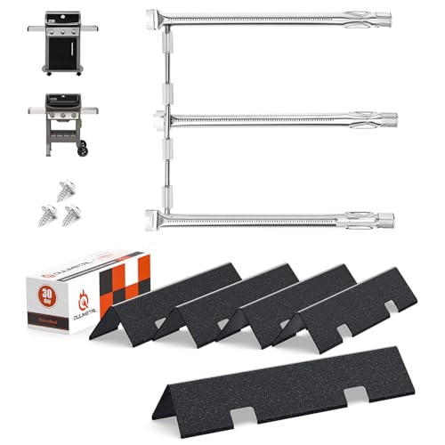 Spirit Grill Replacement Parts 69787 Burner 7636 Flavorizer Bars for Weber Spirit & GS4 Spirit II 300 Series Grills, Grill Parts for Spirit E-310, Spirit II E-310, Spirit E/S320 E/S330 SP310.320/330