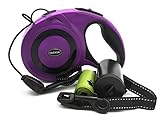 Esbuy Heavy Duty Retractable Dog Leash 26ft,Pet Long Walking Leashes Leads for Small Medium Large...
