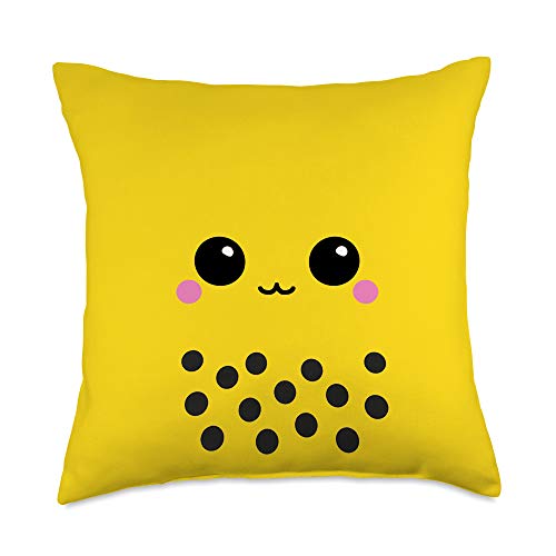 cute yellow throw pillows