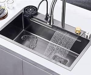 SIROTIA 304 Grade Multifunction Kitchen Sink 30 x 18 x 10 with Anti Scratch Honeycomb Design, Integrated Waterfall,Soap Dispenser, Ro Faucet, Cup Washer, and 2-Drain Basket (B0D2TTFCV8) Amazon Price History, Amazon Price Tracker