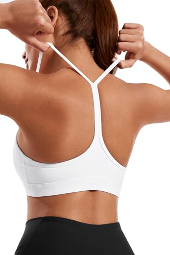 Smooth Sports Bras for Women Workout Tops Y-Back Padded Yoga Bra Basic Wireless Bra3