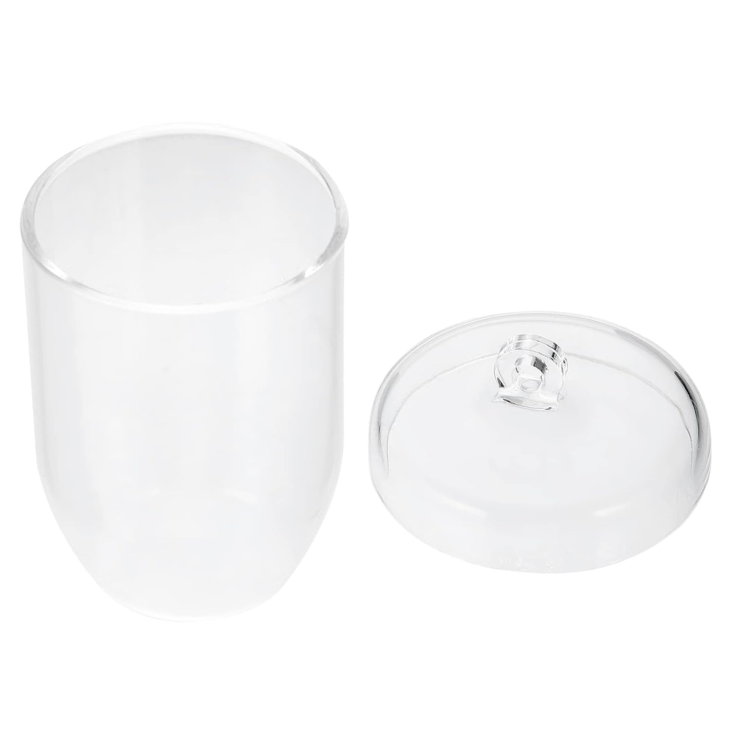 ULTECHNOVO 2pcs High-Temperature Resistant Quartz Crucible Lid for Melting and Alloys Scientific Jewelry Casting Tool