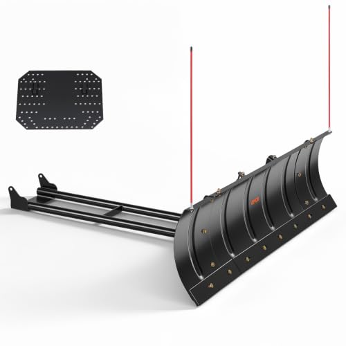 VEVOR Snow Plow Kit 43 in/60 in Width Adjustable Universal Plow Attachment