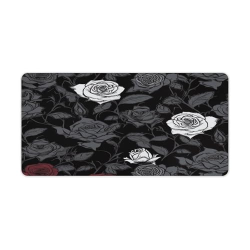 Rose Gothic Desk Mat Pad Mouse Grande Antideslizante miniatura 1