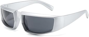 Cycling Sports Steampunk Sunglasses Women Punk Goggle Sun Glasses Men Silver Mirror Shades Riding Eyewear