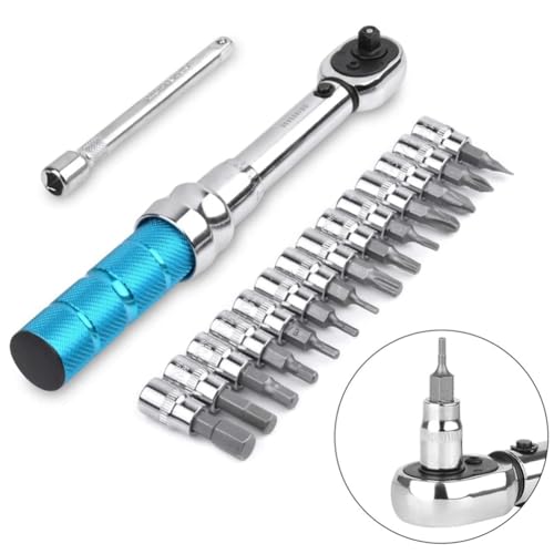 Clé dynamométrique pour vélo évite la casse du carbone 1/4 2-15Nm - 7