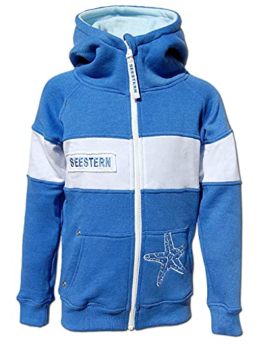 Seestern 104-164 /2103_bl_wt - Sudadera con capucha para niño, Color azul., 122 cm-128 cm Cover