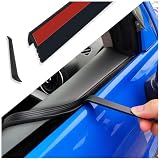13.12Ft Car Weather Stripping Window Seal Strip with Trim Removal Tool,Soundproof V-Shape Car Window Weather Stripping for Water & Dust Protection,Self-Adhesive Rubber Seal Strip