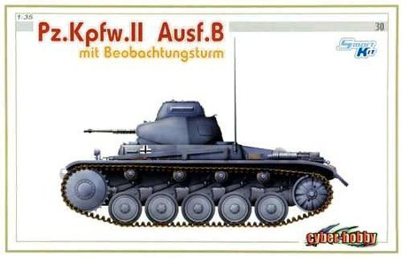 Tanque Pz.Kpfw.II Ausf.B 1/35 Cyber Hobby 6295 edición coleccionista