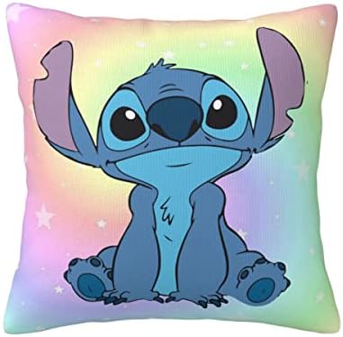 ChristieAHodge Pillowcases Set of 1,Customized Comfortable and Durable with Double-Sided Children's Cartoon Using Printed Invisible Zipper Square Pillowcase (Only Cover No Insert) (02)