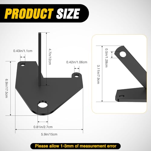 Image of Nilight Trailer Hitch Receiver Kit | for Honda TRX 250 Recon ATV Hitch 1997-2018