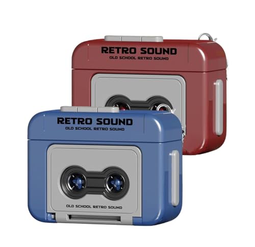 Image of Mini Retro Cassette Tape Recorder Keychain, 15-Second Audio Recorder and Music Player, Vintage Style Keyring Gift for Bag Backpacks Purse (Random Colour) (Pack of 1)