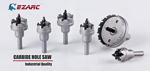 EZARC Carbide Lochsägen Bohrer Bit für Schnitt Edelstahl Schwermetall Legierung, Professionelles Niveau 31mm