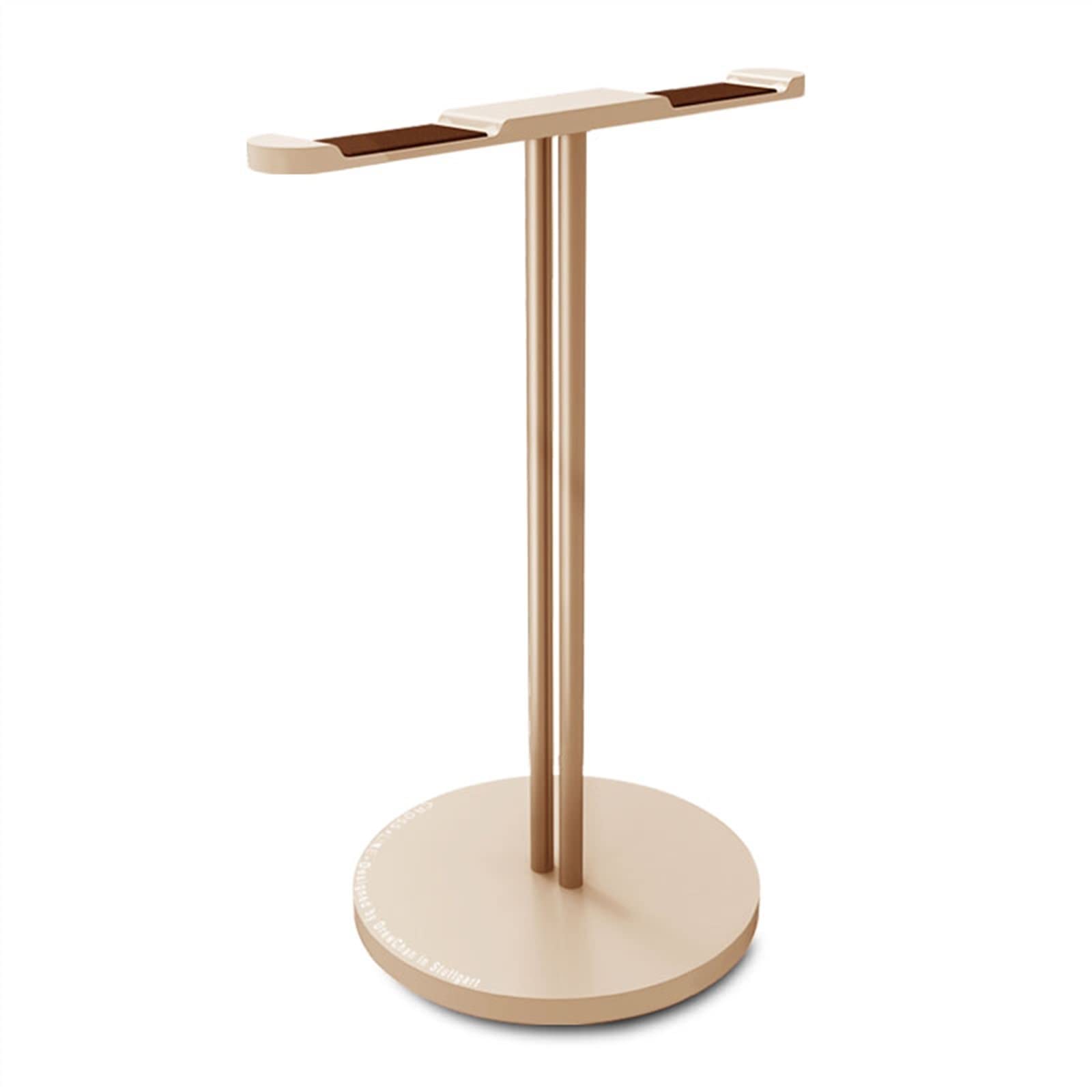 Soporte Auriculares Soporte de aluminio for auriculares Soporte de suspensión doble Soporte de estante de exhibición de escritorio for auriculares con almohadilla antideslizante for auriculares de jue