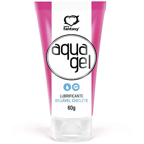 Gel Lubrificante Beijável Aqua Gel 60 g (Morango)