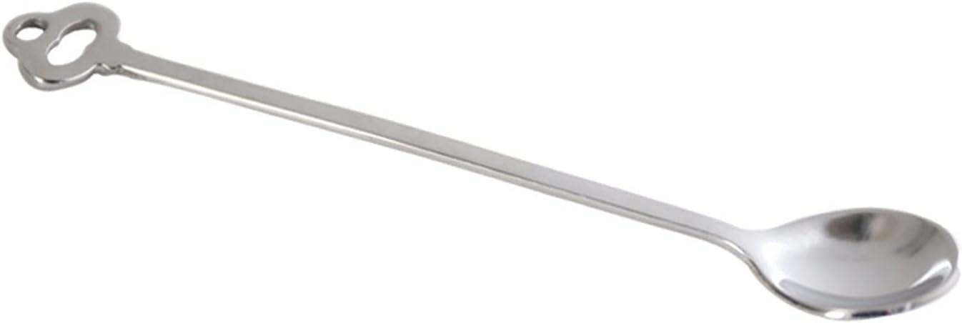 Tablespoons Coffee Scoop Measuring Spoon Twist Spoons stainless steel tablespoon Espresso Spoons dessert spoon ice cream spoon children's small spoon yogurt soup spoon Serving Spoon (Color : C, Size