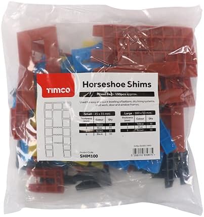 TIMCO Assorted Shims, Assorted Colours, Colourful spacers, shims, Plastic Packers - Image 3
