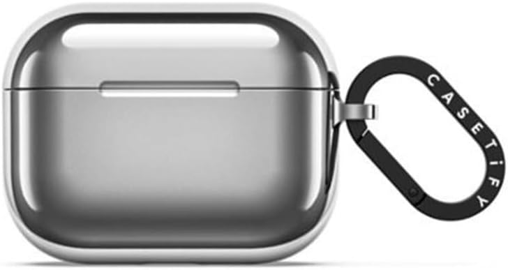 CASETiFY Mirror Airpods Pro (3rd Gen) Case with Ring - Silver