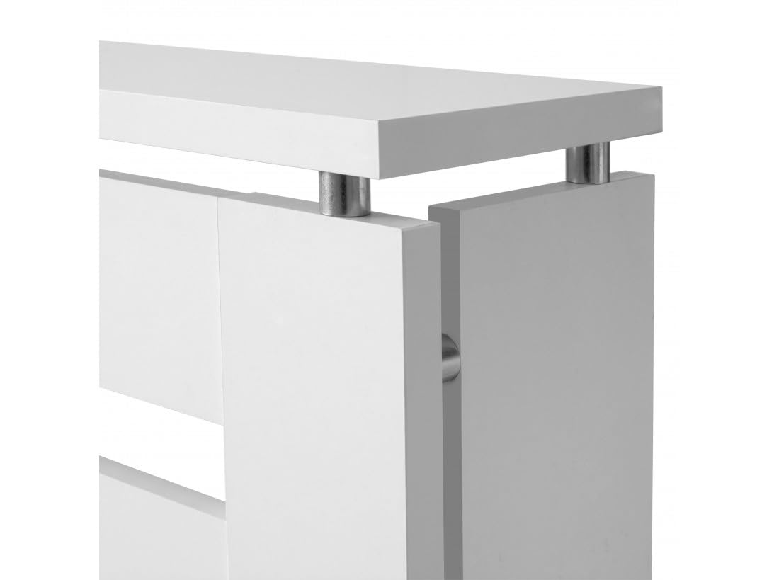 D&J Muebles Kit Cubre Radiador Blanco 60cm Moderno Hércules | Mueble Decorativo de Madera con Listones | Oculta Radiador con Fácil Montaje | (60cm - 90cm - 120cm) 60x83,5x19,5