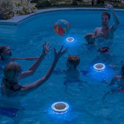 Lámpara LED compacta para piscina Toddmomy: luz solar flotante para decorar estanques 5