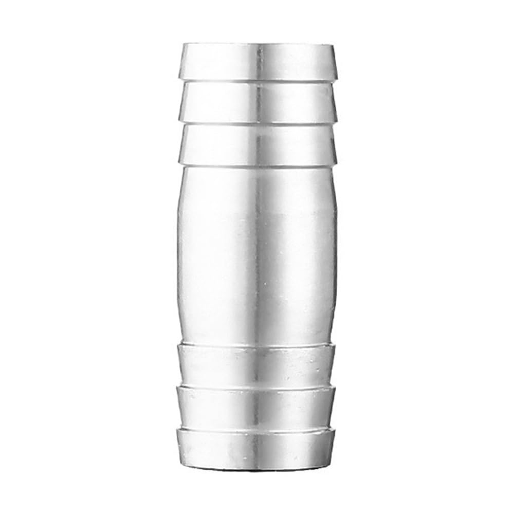 20pcs SS304 Hose Straight Connectors, Straight Pipe Fittings Pagoda Hook Joint for Agricultural Equipment(25mm)